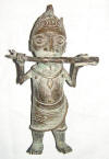 statue bronze africain du benin