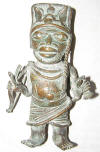 statue bronze africain du benin