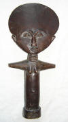 poupee statue fetiche de maternit africain fanti du ghana